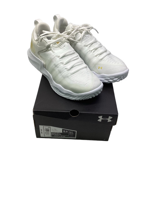Vist Large View of Product Image Which is Used Under Armour FLOW ACE LOW Basketball Shoes W White Senior 12.5