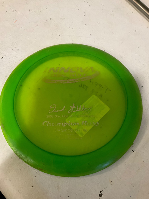 Vist Large View of Product Image Which is Used Innova CHAMPION BOSS Disc Golf Driver Kelly green