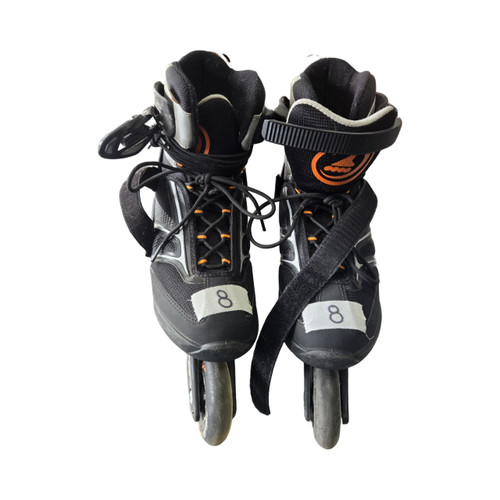 Vist Large View of Product Image Which is Used Rollerblade ZETRA BLADE SZ 8 SKATES Senior Rec Fitness Skates Black Senior 8