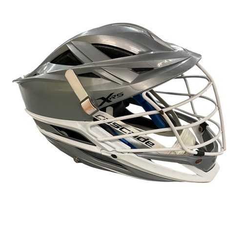Vist Large View of Product Image Which is Used Cascade XRS Lacrosse Helmet Grey One Size