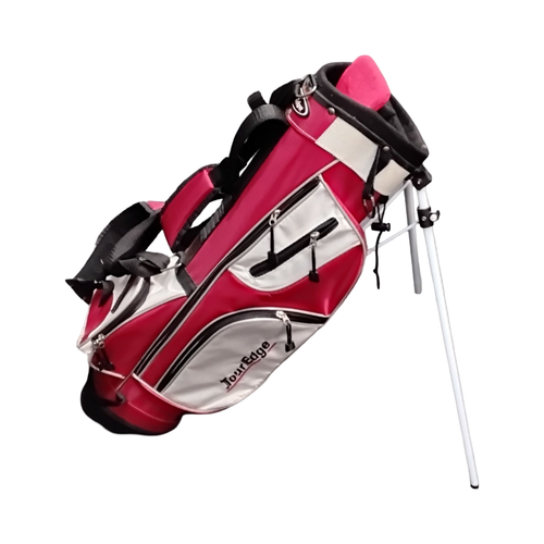 Vist Large View of Product Image Which is Used Tour Edge Jr Stand Bag Red