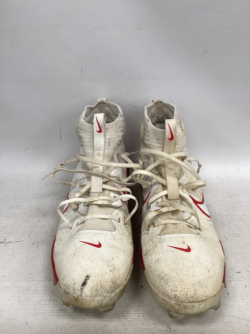 Vist Large View of Product Image Which is Used Nike CLEATS BB/SB Cleats White Senior 12