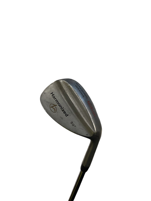 Vist Large View of Product Image Which is Used Wilson HARMONIZED Golf Wedge Mens RH Silver Pitching Wedge