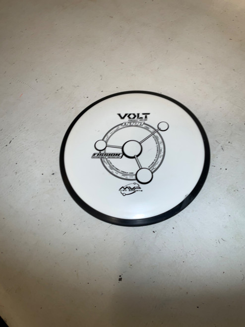 Vist Large View of Product Image Which is Used MVP FISSION Disc Golf Mid Range White