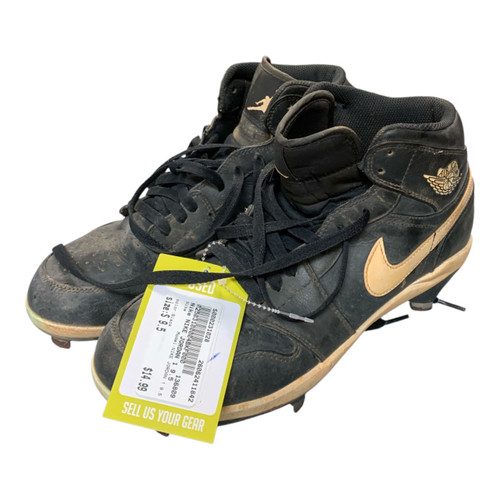 Vist Large View of Product Image Which is Used Nike NIKE JORDAN 1 9.5 BB/SB Cleats Black Senior 9.5