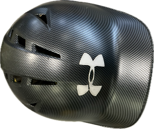 Vist Large View of Product Image Which is Used Under Armour HELMET Batting Helmet No Mask Black MD