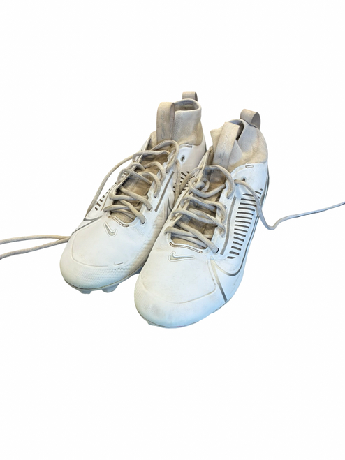 Vist Large View of Product Image Which is Used Nike Adult FB Cleats White Senior 11.5