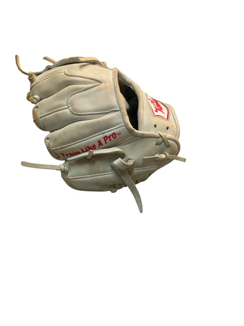 Vist Large View of Product Image Which is Used VALLE TRAINING GLOVE BB/SB Glove RH Throw White 8"