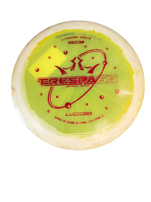 Vist Large View of Product Image Which is Used Dynamic Discs TRESSPASS LUCID ICE Disc Golf Driver