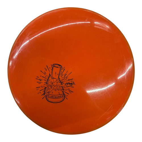 Vist Large View of Product Image Which is Used Axiom LAB SECOND PYRO Disc Golf Mid Range Orange 178g