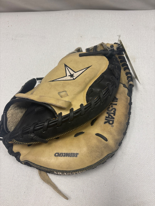 Vist Large View of Product Image Which is Used All Star CM3200SBT BB/SB Catchers RH Throw Tan 33"