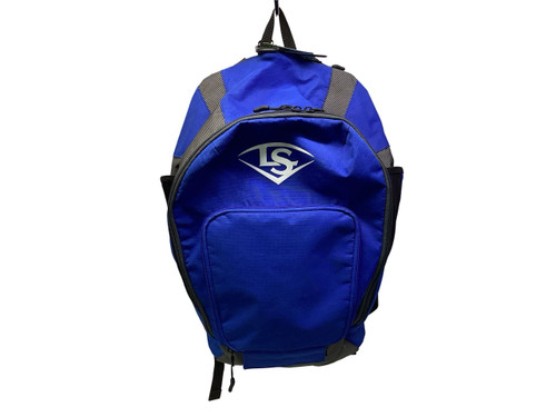 Vist Large View of Product Image Which is Used Louisville Slugger 2 BAT BACK PACK BLUE BB/SB Player Backpack Royal Blue