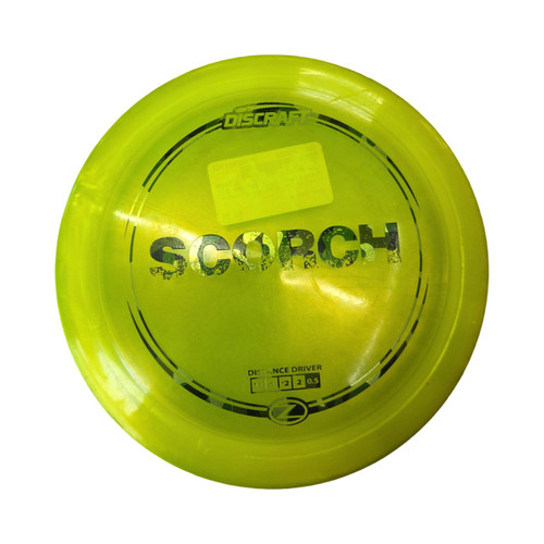 Vist Large View of Product Image Which is Used Discraft SCORCH DRIVER DISC Disc Golf Driver Yellow