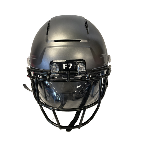 Vist Large View of Product Image Which is Used Schutt VARSITY F7 AIR ELITE L FB Helmet Grey LG
