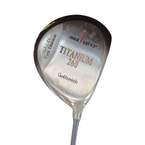 Vist Large View of Product Image Which is Used Golfsmith TITANIUM 260 Mens Driver RH 9.5 Degree