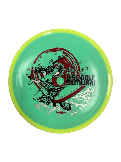 Vist Large View of Product Image Which is Used Axiom FISSION FIREBALL Disc Golf Driver Green 150g