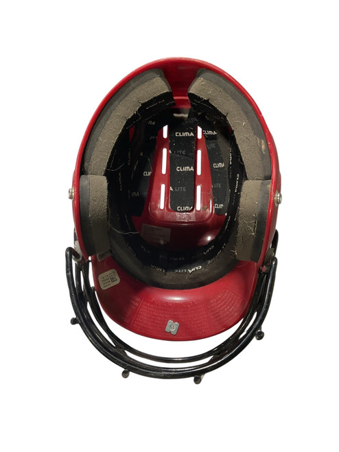 Vist Large View of Product Image Which is Used Adidas SOFTBALL HELMET Batting Helmet w/Mask Black One Size
