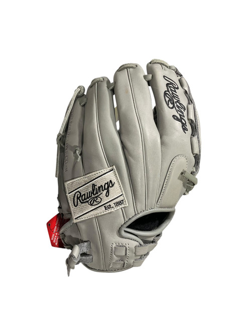 Vist Large View of Product Image Which is Used Rawlings GG ELITE BB/SB Glove RH Throw Grey 11 1/2"