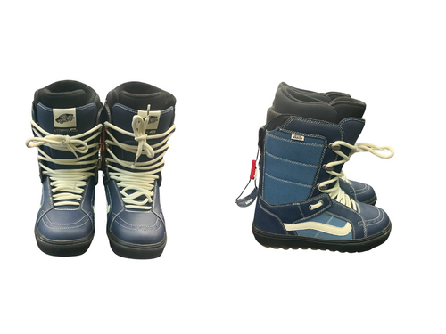 Vist Large View of Product Image Which is Used Vans HI-STANDARD OG Mens Snowboard Boots Royal Blue Senior 9
