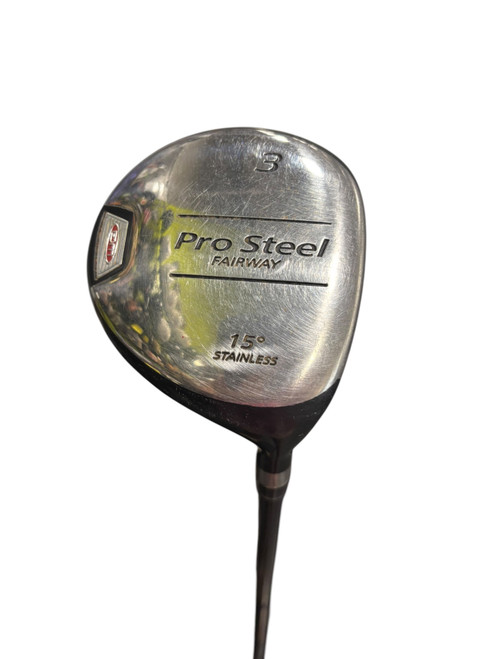 Vist Large View of Product Image Which is Used PRO STEEL Mens Fairway Wood RH 3 Wood