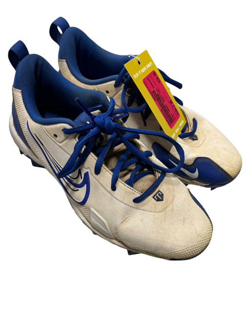 Vist Large View of Product Image Which is Used Nike TROUT FASTFLEX BB/SB Cleats Navy And White Junior 06