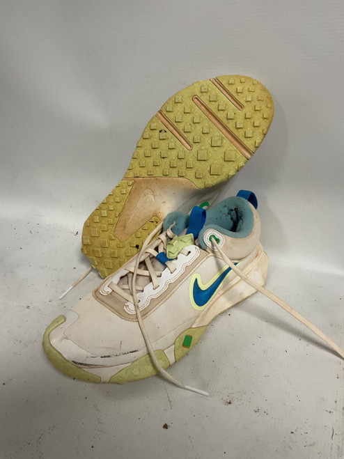 Vist Large View of Product Image Which is Used Nike AIR DIAMOND BB/SB Cleats White Senior 10.5