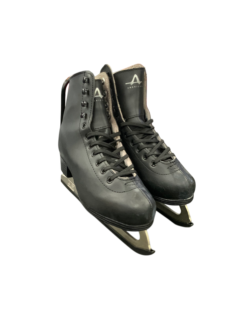 Vist Large View of Product Image Which is Used American Athletic 554 Mens Figure Skate Black Senior 5