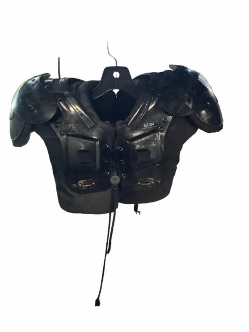 Vist Large View of Product Image Which is Used Champro GAUNTLET FB Shoulder Pads Black SM