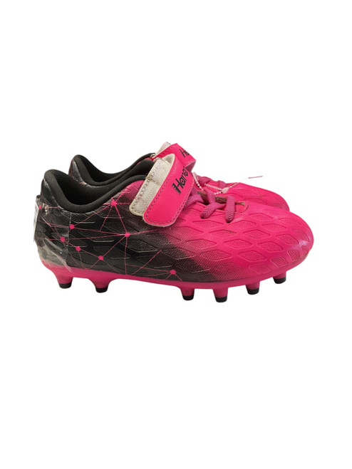 Vist Large View of Product Image Which is Used Soccer Cleats Black And Pink Youth 12.0