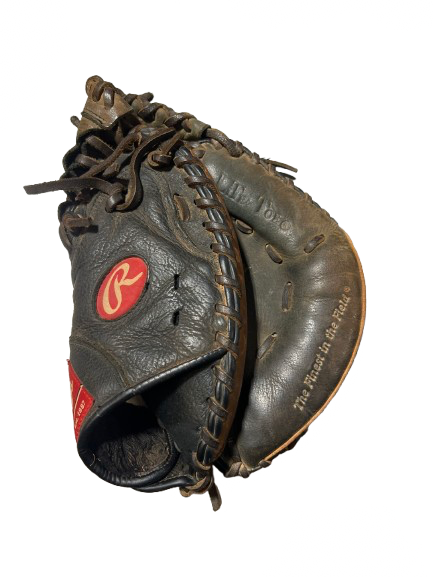 Vist Large View of Product Image Which is Used Rawlings PREMIUM SERIES 32.5 IN RHT BB/SB Catchers RH Throw Black 32 1/2"