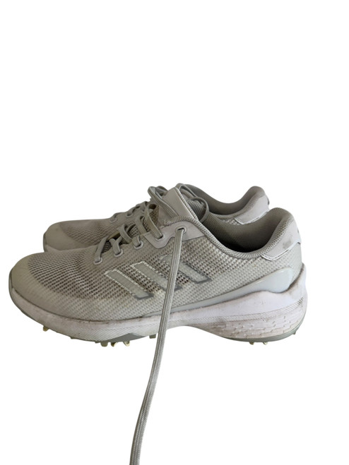 Vist Large View of Product Image Which is Used Adidas Mens Golf Shoes White Senior 9.5