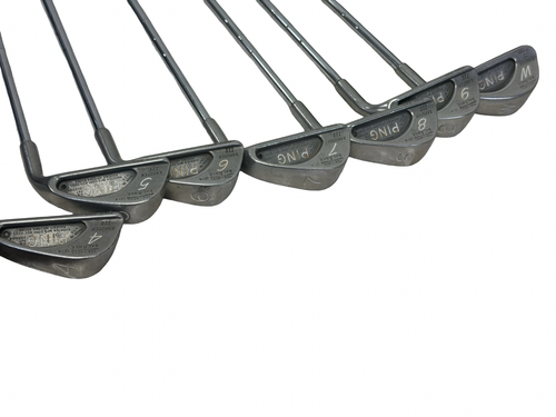 Vist Large View of Product Image Which is Used Ping KARSTEN III BLACK DOT Mens Golf Iron Set RH 4I-PW w/ ZZ-Lite Shafts -1/2"