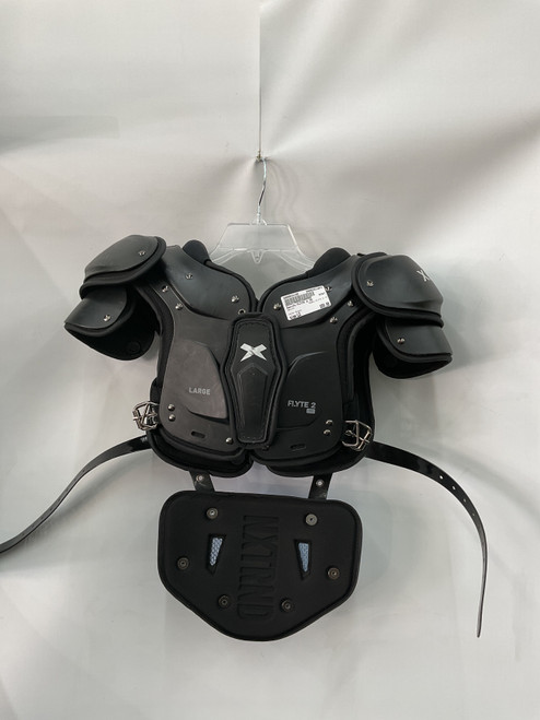 Vist Large View of Product Image Which is Used Xenith FLYTE 2 TD FB Shoulder Pads Black LG