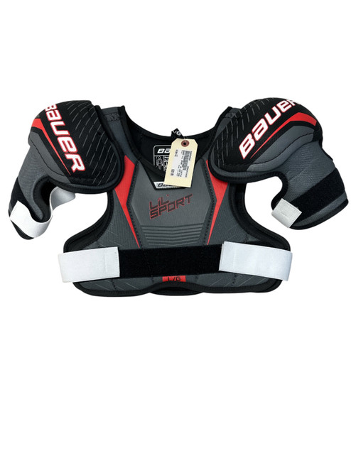 Vist Large View of Product Image Which is Used Bauer LIL SPORT Junior Shoulder Pads LG