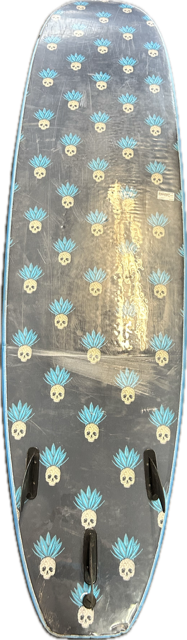 Vist Large View of Product Image Which is Used ISLAND Surfboard Royal Blue 8Ft
