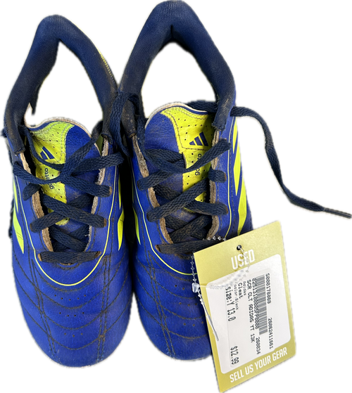 Vist Large View of Product Image Which is Used Adidas Soccer Cleats Black Youth 13.0