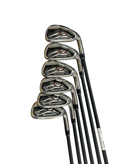 Vist Large View of Product Image Which is Used Taylormade BURNER 2.0 5-PW IRON SET Mens Iron Set RH 5I-PW