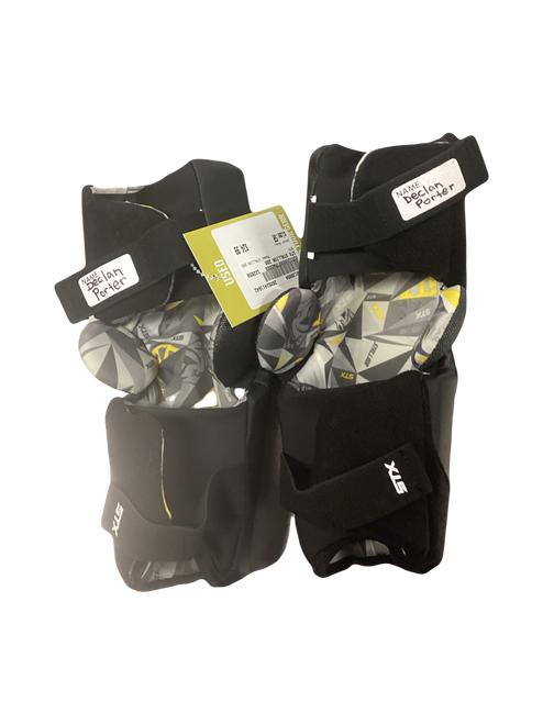 Vist Large View of Product Image Which is Used STX STALLION 200 Lacrosse Arm Pads/Guards Grey Senior
