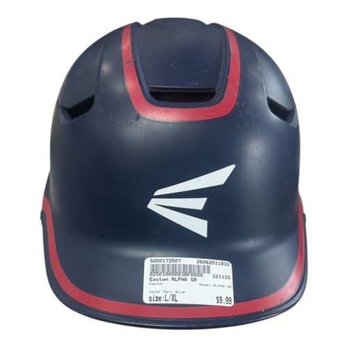 Vist Large View of Product Image Which is Used Easton ALPHA SR Batting Helmet w/Mask Navy Blue L/XL
