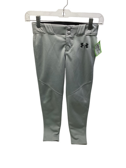 Vist Large View of Product Image Which is Used Under Armour BASEBALL PANT GREY BB/SB Pant Boys Grey XS