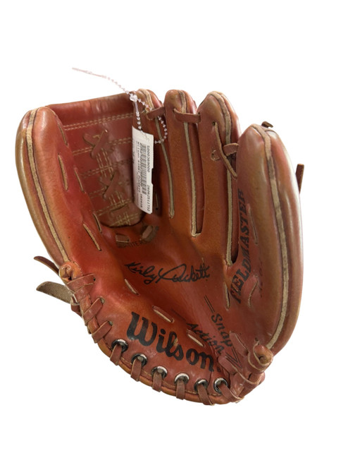Vist Large View of Product Image Which is Used Wilson KIRBY PUCKETT BB/SB Glove T-ball Brown 10"