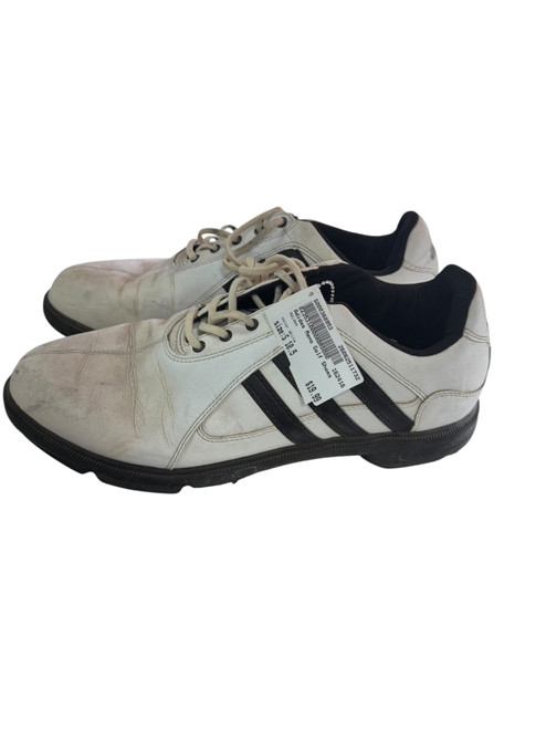 Vist Large View of Product Image Which is Used Adidas Mens Golf Shoes White Senior 10.5
