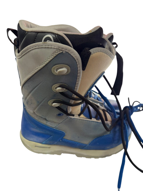 Vist Large View of Product Image Which is Used Ride BASE Womens Snowboard Boots Royal Blue Senior 8