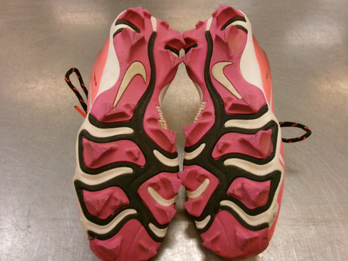 Vist Large View of Product Image Which is Used Nike DIAMOND BB/SB Cleats Pink Junior 03