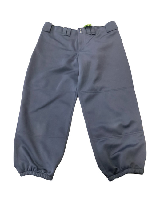 Vist Large View of Product Image Which is Used Mizuno NAVY SOFTBALL PANTS BB/SB Pant Womens Navy Blue LG