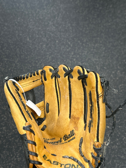 Vist Large View of Product Image Which is Used Easton TB48 BB/SB Glove RH Throw Brown 11"