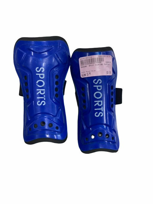 Vist Large View of Product Image Which is Used Soccer Shin Guards Junior Royal Blue S/M