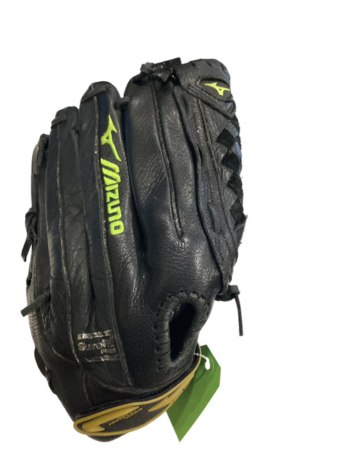 Vist Large View of Product Image Which is Used Mizuno POWER CLOSE BB/SB Glove RH Throw Black 12 1/2"