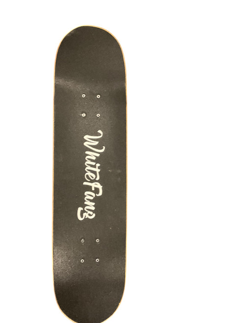 Vist Large View of Product Image Which is Used WHITE FANG SKATEBOARD Complete Skateboard Black 6 1/2"