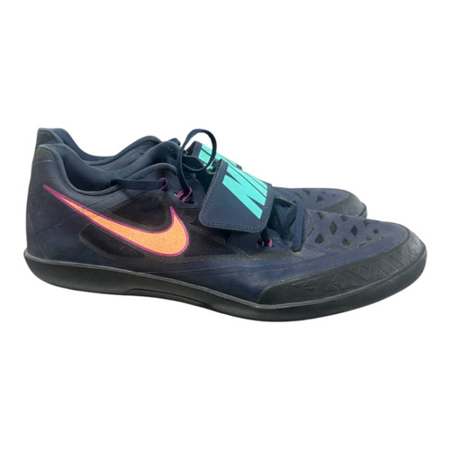 Vist Large View of Product Image Which is Used Nike Track & Field Cleats Adult Navy Blue Senior 11